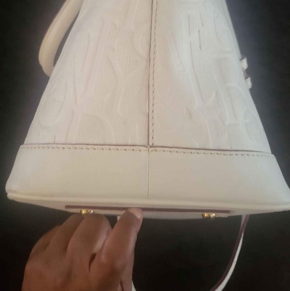 Dooney and Bourke Monogrammed Retro Embossed Satchel Bag - Picture 3 of 7